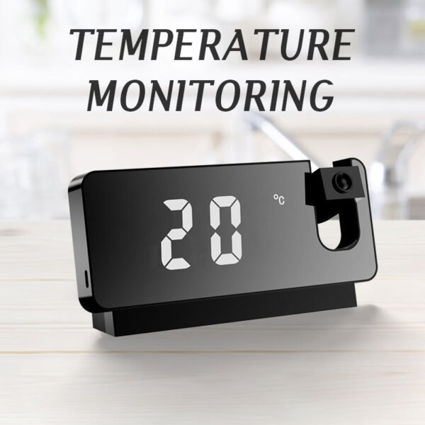 Horloge projecteur LED 180 degrés