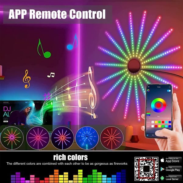 Ruban LED feu d'artifice