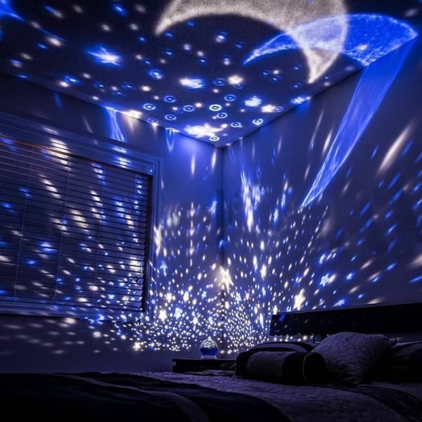 Projecteur étoiles rotatif LED